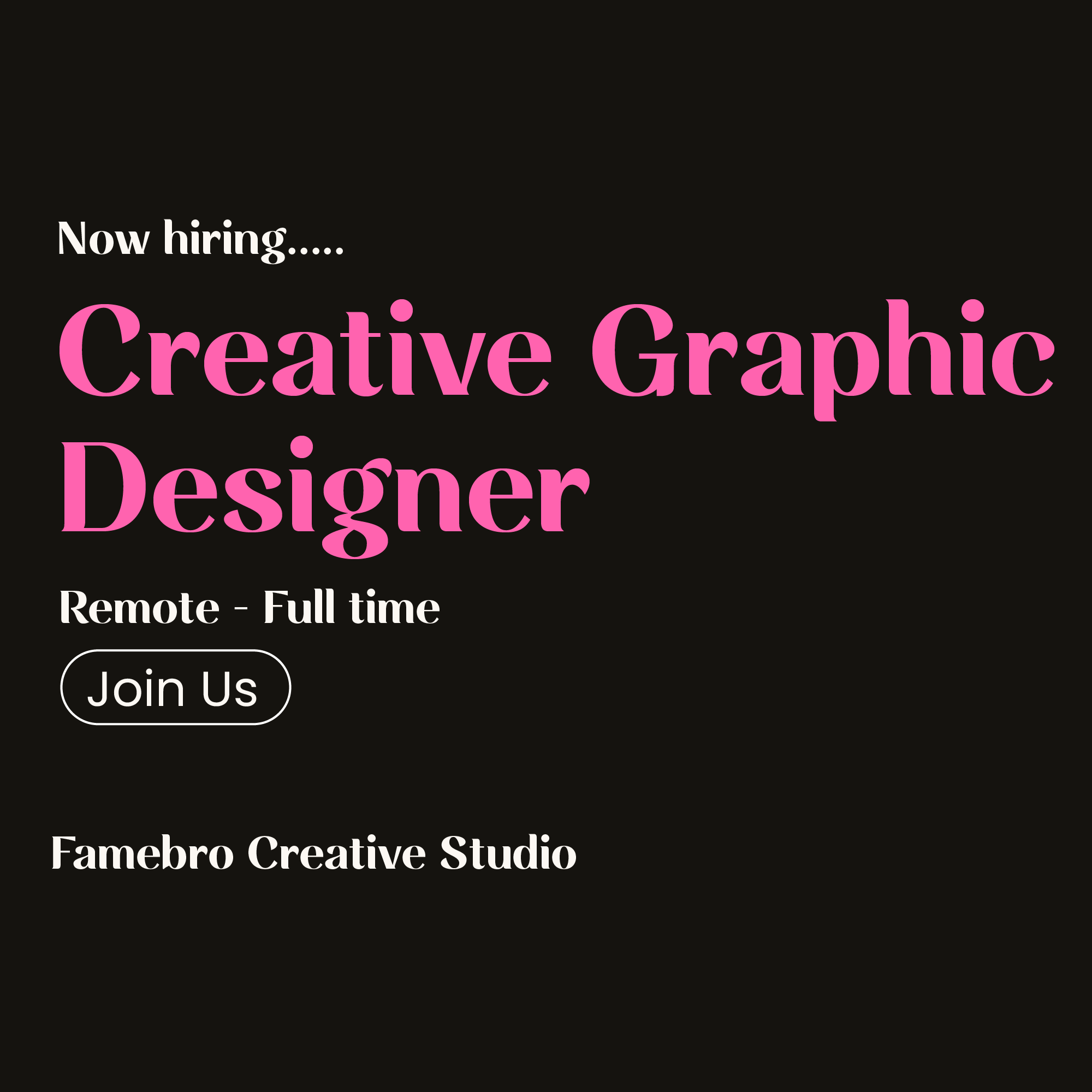 Creative Graphic Logo Design, Famebro media, Famebro Creative Studio, Website Design