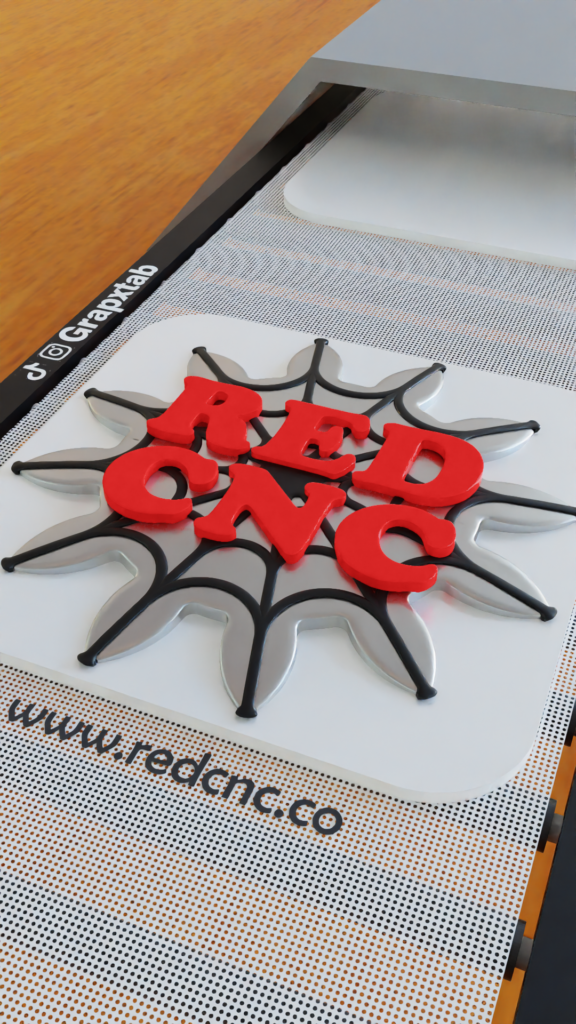 Red CNC Logo Design, Famebro media, Famebro Creative Studio, Website Design